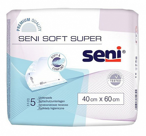 Пеленки Seni Soft Super 40x60 см (5 шт.)