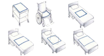 Одноразові пелюшки для догляду за лежачими хворими