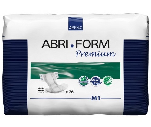 Подгузники ABENA ABRI-FORM Premium M1 в талии 70-110 см (26 шт.)