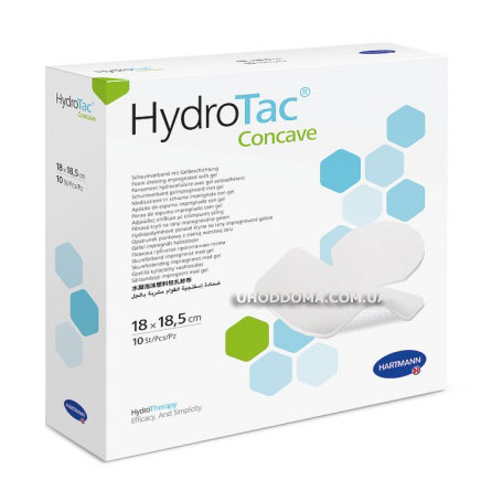Гидрогелевая губчатая повязка HydroTac Concave 18х18,5 см