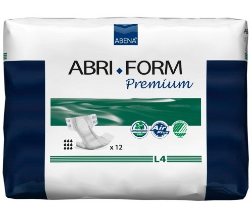 Підгузники ABENA ABRI-FORM Premium L4 в талії 100-150 см (12 од.)