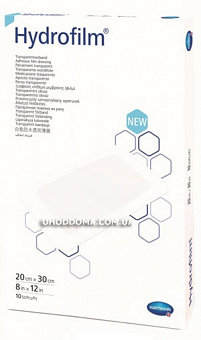 Прозора плівкова повязка Hydrofilm 20x30 см