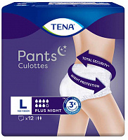 Впитывающие трусы TENA Pants Plus Night Large в талии 100-135 см (12 шт.)