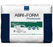 Подгузники ABENA ABRI-FORM Premium L1 в талии 100-150 см (26 шт.)