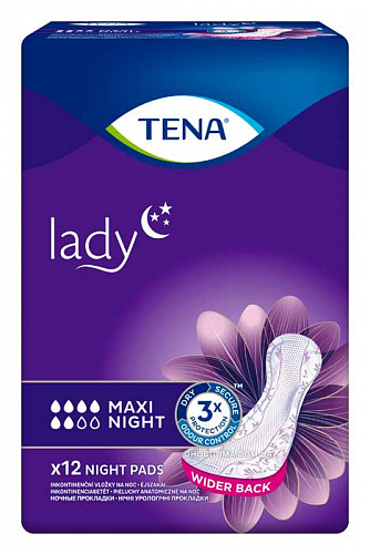 Прокладки TENA Lady Maxi Night (12 шт.)