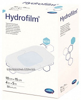 Прозора плівкова повязка Hydrofilm 10x15 см