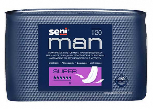 Урологические вкладыши для мужчин Seni Man Super (20 шт.)