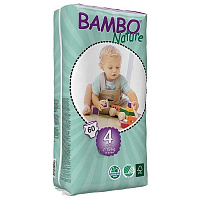 Подгузники Bambo Nature Maxi 4 (7-18 кг) 60 шт.