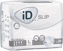 Подгузники iD Expert Slip Normal Large в талии 115-155 см (28 шт.)