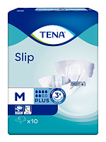Подгузники TENA Slip Plus 2 Medium в талии 70-120 см (10 шт.)