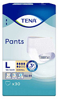 Впитывающие трусы TENA Pants Normal Large в талии 100-135 см (30 шт.)