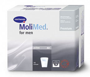 Урологічні вкладиші MoliMed for men active (14 од.)
