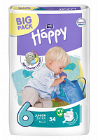 Подгузники Bella Baby Happy 6 Junior Extra (54 шт.)