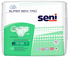 Підгузники Super Seni Trio Air 3 Large в талії 100-150 см (10 од.)