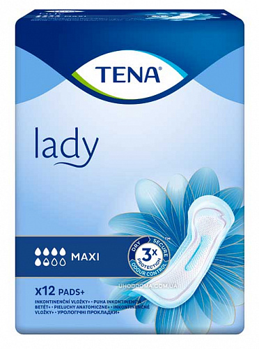 Урологічні прокладки TENA Lady Maxi (12 шт.)