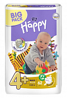 Подгузники Bella Baby Happy 4+ Maxi Plus (62 шт.)