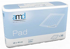 Пеленки AMD Pad Super 60x40 см (30 шт.)