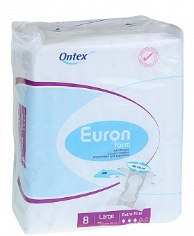 Підгузники Euron Form Air Extra Plus 3 Large в талії 100-150 см (8 од.)