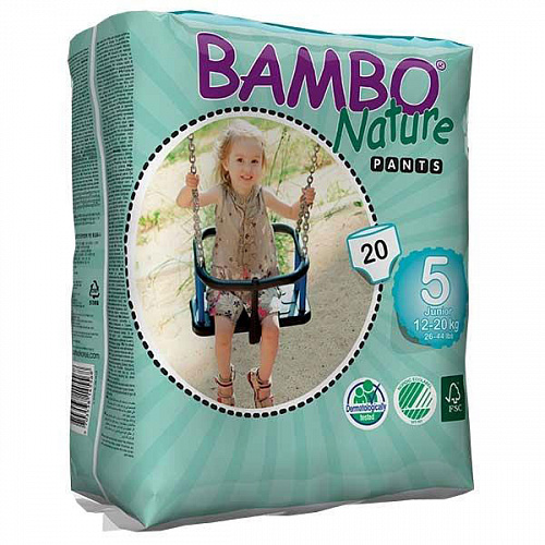 Трусики-подгузники Bambo Nature Pants Junior 5 (12-20 кг) 20 шт.