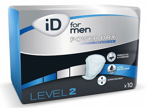 Урологічні вкладиші для чоловіків iD for Men Level 2 (10 од.)