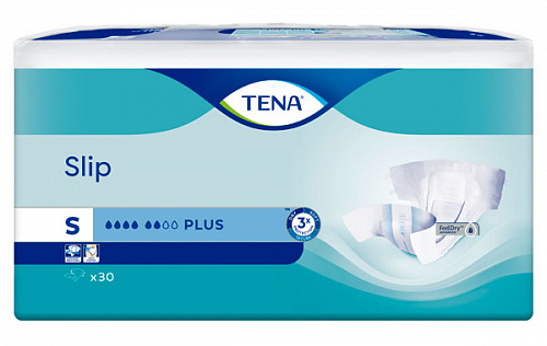 Подгузники TENA Slip Plus 1 Small в талии 55-85 см (30 шт.)
