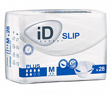 Підгузники iD Expert Slip Plus Medium в талії 80-125 см (28 од.)