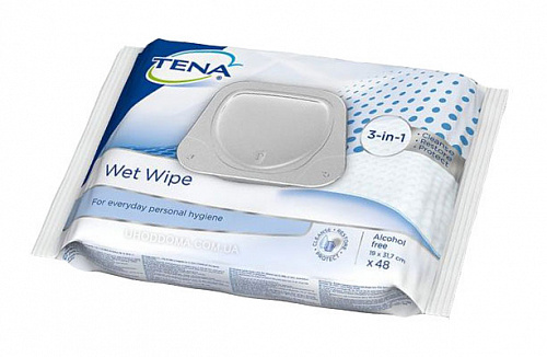 Вологі серветки TENA Wet Wipe (48 од.)