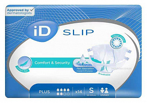 Підгузники iD Slip Plus Small в талії 50-90 см (14 од.)