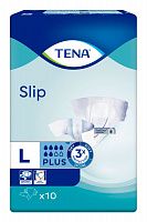 Підгузники TENA Slip Plus 3 Large в талії 90-145 см (10 од.)