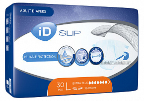 Підгузники iD Slip Extra Plus Large в талії 115-155 см (30 од.)
