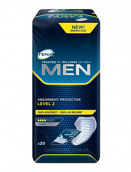 Урологічні вкладиші для чоловіків TENA Men Level 2 (20 од.)