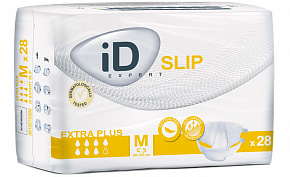 Підгузники iD Expert Slip Extra Plus Medium в талії 80-125 см (28 од.)