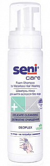 Шампунь-пінка для миття волосся без води Seni Care (200 мл.)