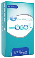Впитывающие трусы ID Pants Plus Large в талии 100-145 см (30 шт.)