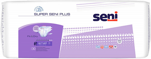 Підгузники Super Seni Plus Air 1 Small в талії 55-80 см (30 од.)