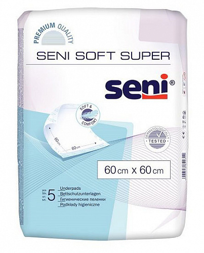 Пеленки Seni Soft Super 60x60 см (5 шт.)