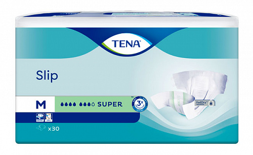 Підгузники TENA Slip Super 2 Medium в талії 70-120 см (30 од.)