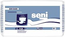 Подгузники Seni Basic 3 Large в талии 100-150 см (30 шт.)