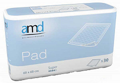 Пеленки AMD Pad Super 60x60 см (30 шт.)