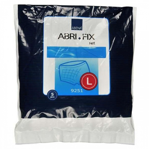 Эластичные сетчатые трусики ABRI-FIX NET L в талии 90-140 см (5 шт.)