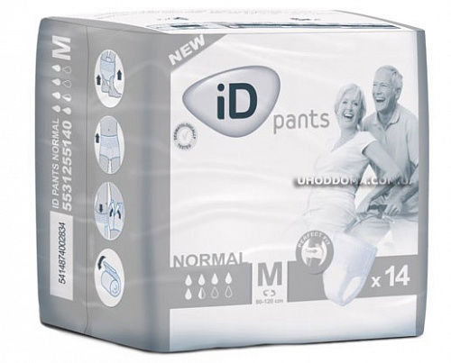 Поглинаючі труси ID Pants Normal Medium в талії 80-120 см (14 од.)