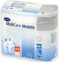 Поглинаючі труси MoliCare Mobile S в талії 60-90 см (14 од.)