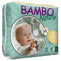Підгузки Bambo Nature Midi 3 (5-9 кг) 33 од.