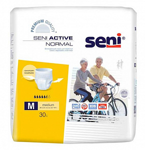 Поглинаючі труси Seni Active Normal Medium в талії 80-110 см (30 од.)