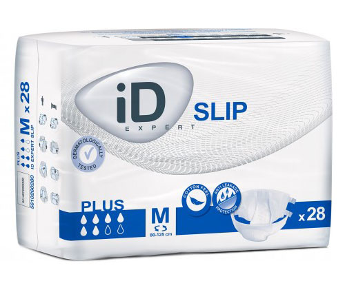 Подгузники iD Expert Slip Plus Medium в талии 80-125 см (28 шт.)