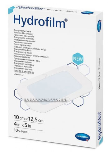 Прозрачная пленочная повязка Hydrofilm 10x12,5 см