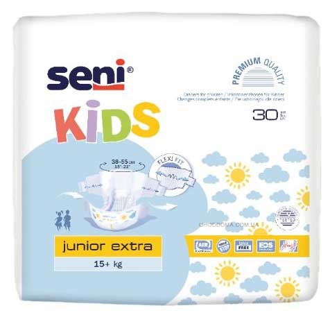 Подгузники Seni Kids Junior Extra 15-30 кг (30 шт.)