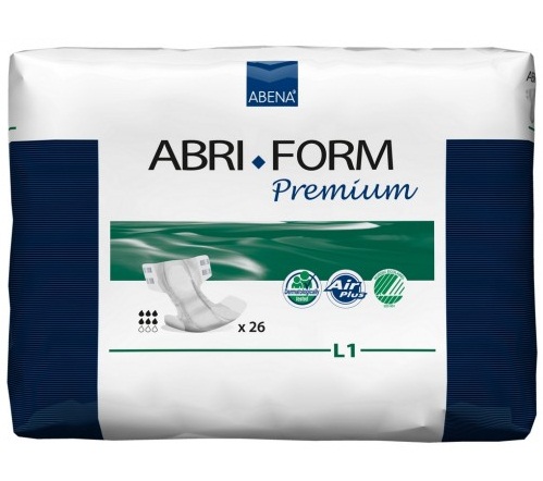 Підгузники ABENA ABRI-FORM Premium L1 в талії 100-150 см (26 од.)