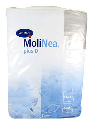 Пеленки MoliNea Plus-D 60x60 см (5 шт.)
