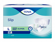 Підгузники TENA Slip Super 3 Large в талії 90-145 см (30 од.)